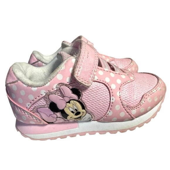 Disney Minnie Mouse Toddler Sneakers  Size 7 - Picture 1 of 8